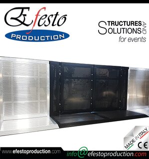 Aluminium Crowd barrier with Finges Save systems!