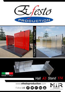 Aluminium Crowd barrier with Finges Save systems!