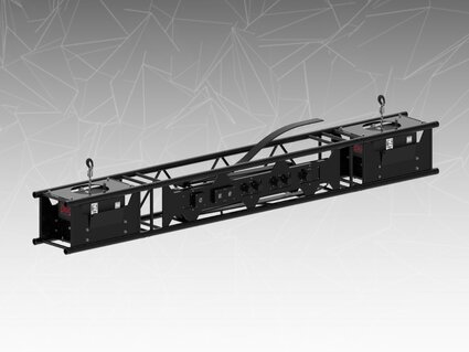 Rectangular truss 29x40 cm with hoist integration system