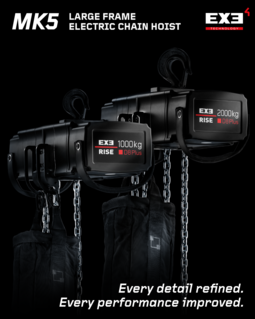EXE Technology - new MK5 Large Frame Electric Chain Hoist
